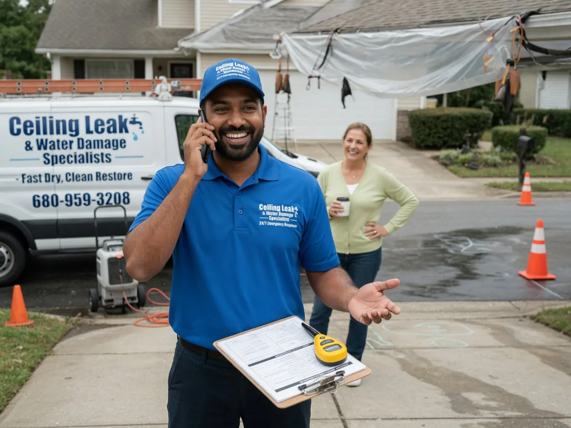 Ceiling Leak Cleanup Haw River, NC FAQs